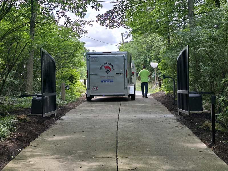 Commercial Gate Installation by Smart Digital in Ohio
